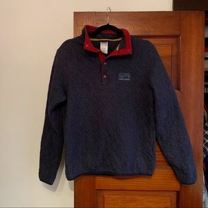 Patagonia Navy Quilted Pullover (Men’s Small)